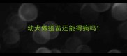 幼犬做疫苗还能得病吗