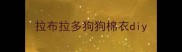 拉布拉多狗狗棉衣diy