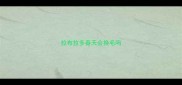 拉布拉多春天会换毛吗