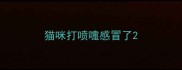 猫咪打喷嚏感冒了