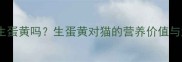 猫咪可以吃生蛋黄吗生蛋黄对猫的营养价值与潜在风险全