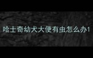 哈士奇幼犬大便有虫怎么办