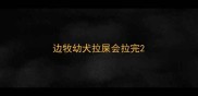 边牧幼犬拉屎会拉完