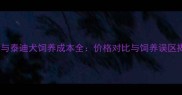 博美与泰迪犬饲养成本全价格对比与饲养误区揭晓