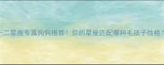 十二星座专属狗狗推荐你的星座匹配哪种毛孩子性格