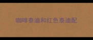 咖啡泰迪和红色泰迪配