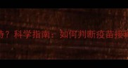 小狗软便必须等待科学指南如何判断疫苗接种时机与护理要点