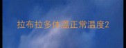 拉布拉多体温正常温度