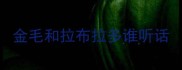 金毛和拉布拉多谁听话