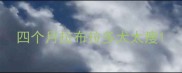 四个月拉布拉多犬太瘦
