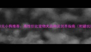 100-200元小狗推荐高性价比宠物犬品种及饲养指南附避坑攻略
