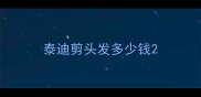 泰迪剪头发多少钱