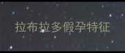 拉布拉多假孕特征