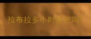 拉布拉多小时能吃吗