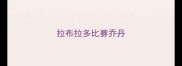 拉布拉多比赛乔丹