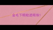 金毛下眼睑遮眼珠