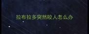 拉布拉多突然咬人怎么办