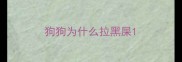 狗狗为什么拉黑屎