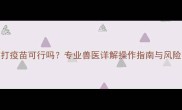 自己给猫打疫苗可行吗专业兽医详解操作指南与风险注意事项