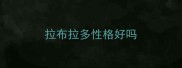 拉布拉多性格好吗