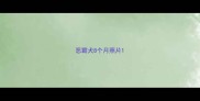 恶霸犬8个月照片