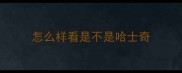 怎么样看是不是哈士奇