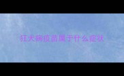 狂犬病疫苗属于什么症状