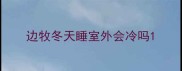 边牧冬天睡室外会冷吗