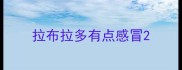 拉布拉多有点感冒