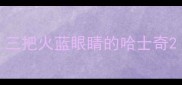 三把火蓝眼睛的哈士奇