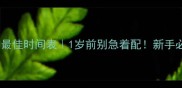 公比特配种最佳时间表1岁前别急着配新手必看饲养指南