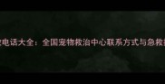 24小时宠物急救电话大全全国宠物救治中心联系方式与急救指南最新版