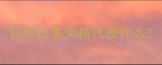 拉布拉多失格代表什么
