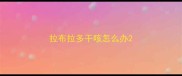 拉布拉多干咳怎么办