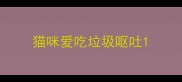 猫咪爱吃垃圾呕吐