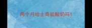 两个月哈士奇能酸奶吗