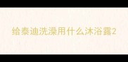 给泰迪洗澡用什么沐浴露