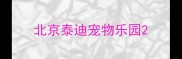 北京泰迪宠物乐园