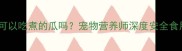 哈士奇可以吃煮的瓜吗宠物营养师深度安全食用指南