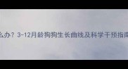 幼犬发育迟缓怎么办3-12月龄狗狗生长曲线及科学干预指南附营养食谱