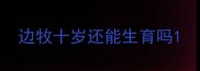 边牧十岁还能生育吗