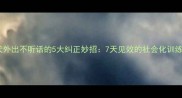 泰迪犬外出不听话的5大纠正妙招7天见效的社会化训练指南