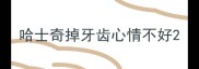 哈士奇掉牙齿心情不好