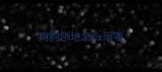 狗狗刨地怎么回事