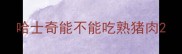 哈士奇能不能吃熟猪肉