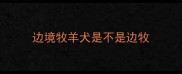 边境牧羊犬是不是边牧