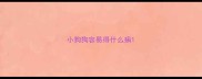 小狗狗容易得什么病
