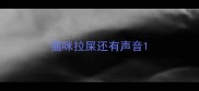 猫咪拉屎还有声音