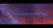 边牧疫苗没打完可以洗澡吗
