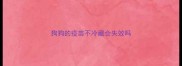 狗狗的疫苗不冷藏会失效吗